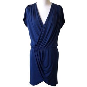 NWOT Halston Heritage Draped Tulip Dress